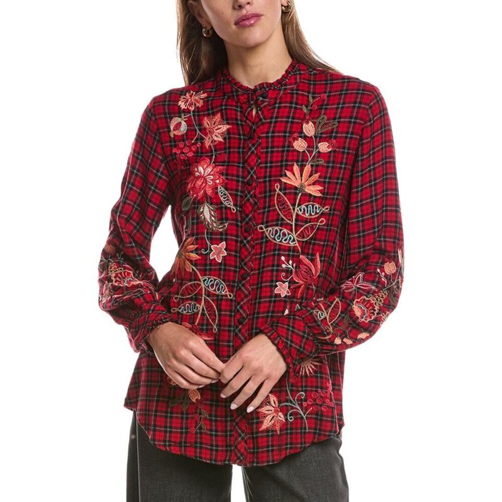 Johnny Was Womens Penellope Blouse